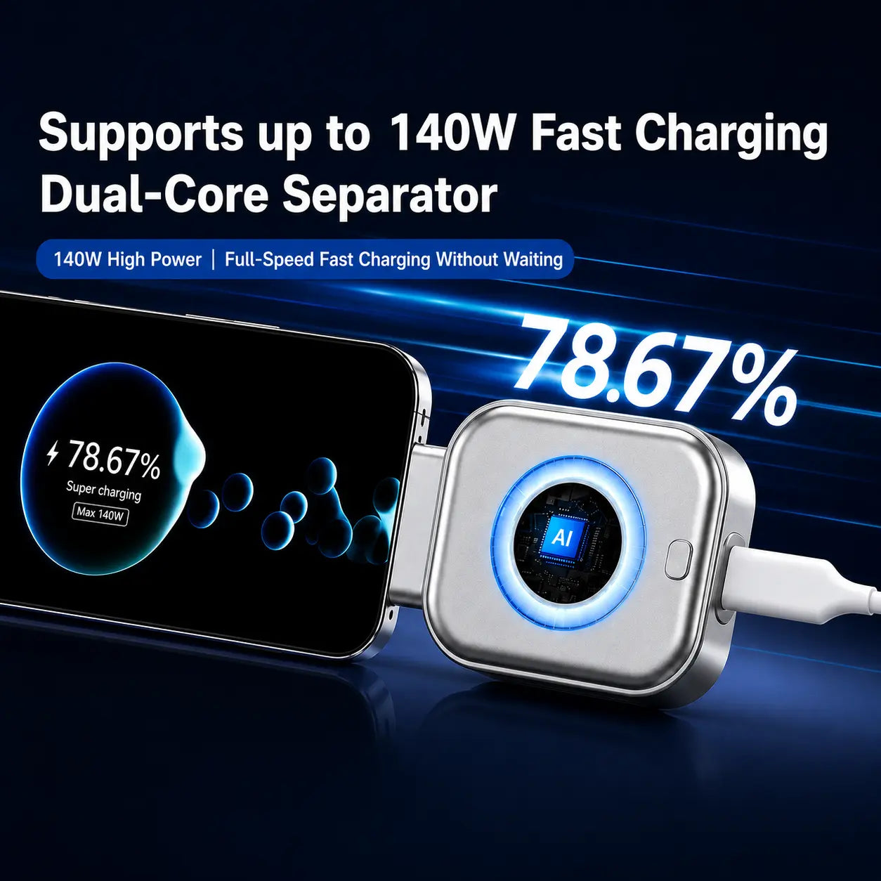 PowerSense™ - Charge smarter. Sleep better.